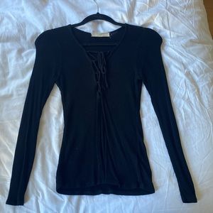 Urban Outfitters Lace Up Top